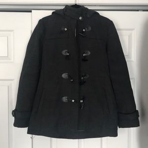 BCBGeneration Dark Gray Peacoat